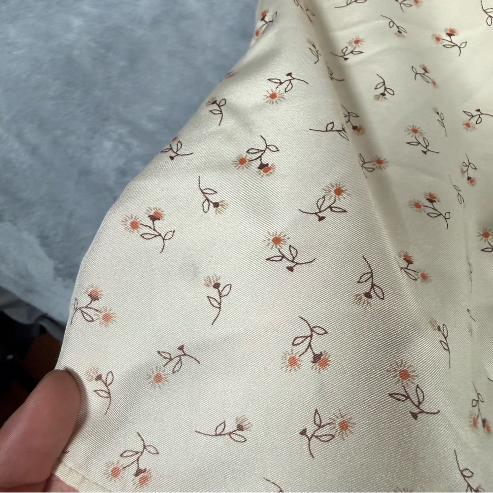 Vintage Sears Floral Button Shirt Mens L (Estimated) Loose Fit Disco 70s - Picture 10 of 13